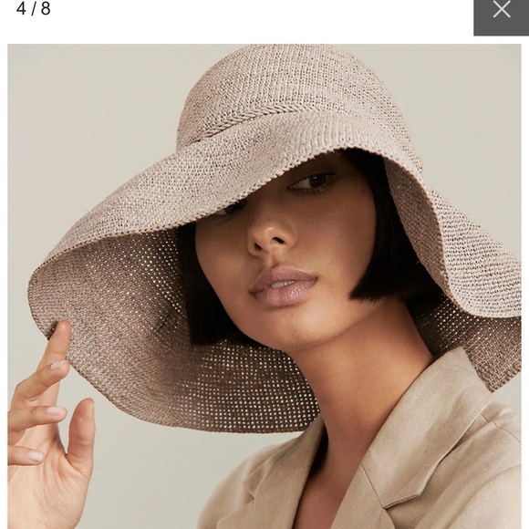 Helen Kaminski Provence 12 Packable Raffia Hat NWT - Picture 2 of 7